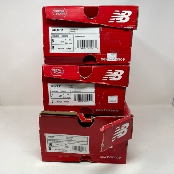 Women's New Balance 860 v11 Fresh Foam Running Shoes - Picture 7 of 7